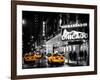 Chicago the Musical - Yellow Cabs in front of the Ambassador Theatre in Times Square by Night-Philippe Hugonnard-Framed Photographic Print