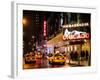 Chicago the Musical - Yellow Cabs in front of the Ambassador Theatre in Times Square by Night-Philippe Hugonnard-Framed Photographic Print