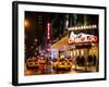 Chicago the Musical - Yellow Cabs in front of the Ambassador Theatre in Times Square by Night-Philippe Hugonnard-Framed Photographic Print