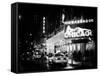 Chicago the Musical - Yellow Cabs in front of the Ambassador Theatre in Times Square by Night-Philippe Hugonnard-Framed Stretched Canvas