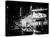 Chicago the Musical - Yellow Cabs in front of the Ambassador Theatre in Times Square by Night-Philippe Hugonnard-Stretched Canvas