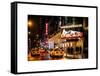 Chicago the Musical - Yellow Cabs in front of the Ambassador Theatre in Times Square by Night-Philippe Hugonnard-Framed Stretched Canvas