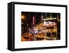 Chicago the Musical - Yellow Cabs in front of the Ambassador Theatre in Times Square by Night-Philippe Hugonnard-Framed Stretched Canvas