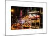 Chicago the Musical - Yellow Cabs in front of the Ambassador Theatre in Times Square by Night-Philippe Hugonnard-Mounted Art Print