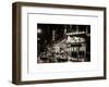 Chicago the Musical - Yellow Cabs in front of the Ambassador Theatre in Times Square by Night-Philippe Hugonnard-Framed Art Print