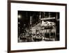 Chicago the Musical - Yellow Cabs in front of the Ambassador Theatre in Times Square by Night-Philippe Hugonnard-Framed Art Print