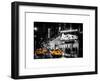 Chicago the Musical - Yellow Cabs in front of the Ambassador Theatre in Times Square by Night-Philippe Hugonnard-Framed Art Print