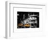 Chicago the Musical - Yellow Cabs in front of the Ambassador Theatre in Times Square by Night-Philippe Hugonnard-Framed Art Print