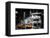 Chicago the Musical - Yellow Cabs in front of the Ambassador Theatre in Times Square by Night-Philippe Hugonnard-Framed Stretched Canvas