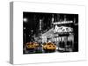 Chicago the Musical - Yellow Cabs in front of the Ambassador Theatre in Times Square by Night-Philippe Hugonnard-Stretched Canvas