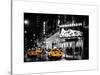 Chicago the Musical - Yellow Cabs in front of the Ambassador Theatre in Times Square by Night-Philippe Hugonnard-Stretched Canvas