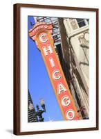 Chicago Theater, Chicago, Illinois, United States of America, North America-Amanda Hall-Framed Photographic Print