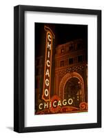 Chicago Theater, Chicago, Illinois-null-Framed Photographic Print