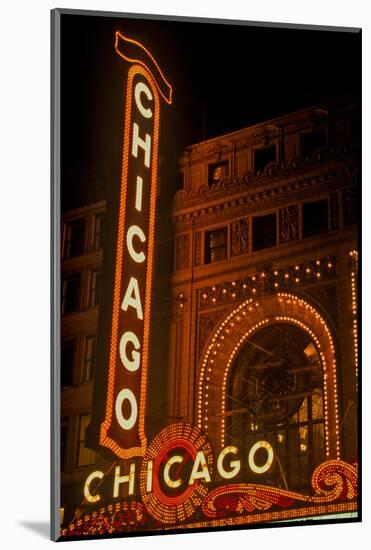 Chicago Theater, Chicago, Illinois-null-Mounted Photographic Print