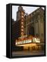 Chicago Theatre, Chicago, Illinois, United States of America, North America-Amanda Hall-Framed Stretched Canvas