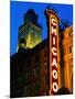 Chicago Theatre Facade and Illuminated Sign, Chicago, United States of America-Richard Cummins-Mounted Photographic Print