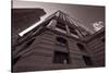 Chicago Towers BW-Steve Gadomski-Stretched Canvas