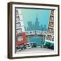 Chicago Traffic-Nikola Knezevic-Framed Art Print
