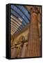 Chicago Union Station Column-Steve Gadomski-Framed Stretched Canvas