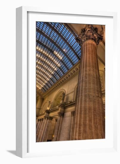 Chicago Union Station Column-Steve Gadomski-Framed Photographic Print