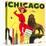 Chicago Vintage Travel Poster Square-null-Stretched Canvas