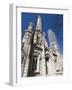 Chicago Water Tower in Foreground, Hancock Building in Background, Chicago, Illinois, USA-Robert Harding-Framed Photographic Print