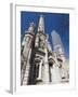 Chicago Water Tower in Foreground, Hancock Building in Background, Chicago, Illinois, USA-Robert Harding-Framed Photographic Print