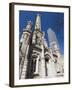 Chicago Water Tower in Foreground, Hancock Building in Background, Chicago, Illinois, USA-Robert Harding-Framed Photographic Print