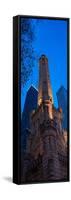 Chicago Water Tower Panorama-Steve Gadomski-Framed Stretched Canvas
