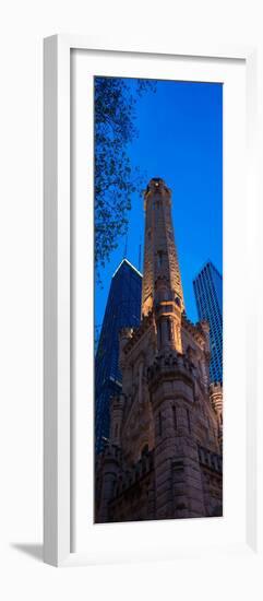 Chicago Water Tower Panorama-Steve Gadomski-Framed Photographic Print