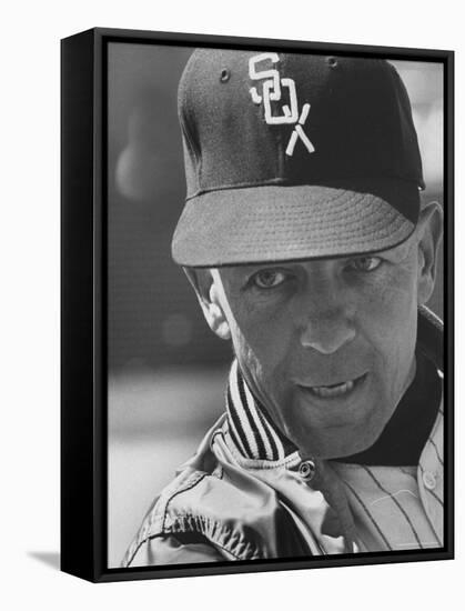 Chicago White Sox Manager Eddie Stanky-Art Rickerby-Framed Stretched Canvas