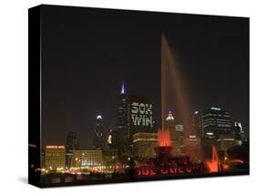 Chicago White Sox Skyline-Patrick Warneka-Stretched Canvas