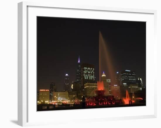 Chicago White Sox Skyline-Patrick Warneka-Framed Photographic Print