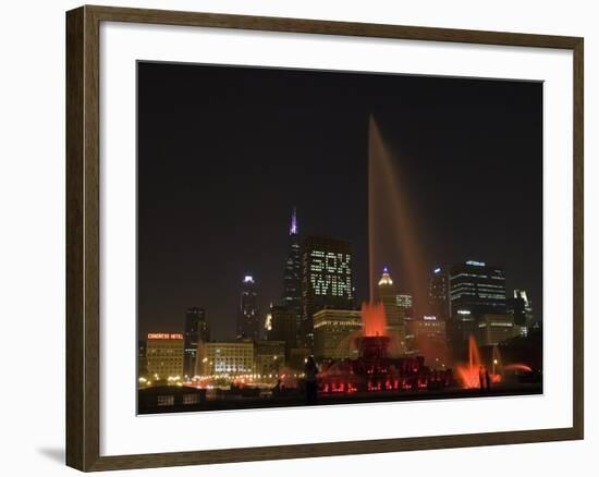 Chicago White Sox Skyline-Patrick Warneka-Framed Photographic Print