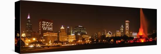 Chicago White Sox  skyline-Patrick  J. Warneka-Stretched Canvas