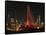 Chicago Whitesox Skyline With Buckingham Fountain-Patrick Warneka-Framed Stretched Canvas