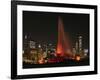 Chicago Whitesox Skyline With Buckingham Fountain-Patrick Warneka-Framed Photographic Print