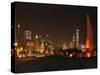 Chicago Whitesox Skyline-Patrick Warneka-Stretched Canvas