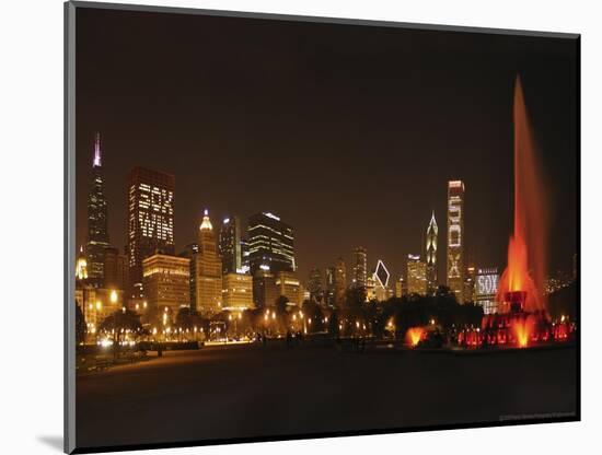 Chicago Whitesox Skyline-Patrick Warneka-Mounted Photographic Print