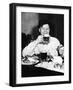 Chicago Worker Enjoys a Saloon Lunch That Provided Free Food to Go with the Purchased Beer, ca 1920-null-Framed Photo