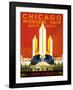 Chicago World’s Fair - A Century of Progress, 1833-1933-null-Framed Giclee Print