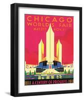 Chicago World's Fair-null-Framed Art Print