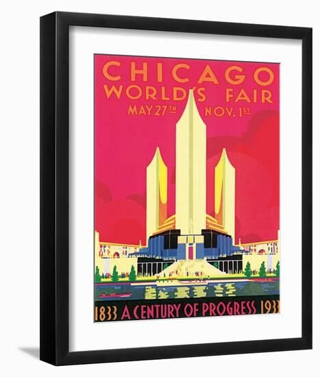 Chicago World's Fair-null-Framed Art Print