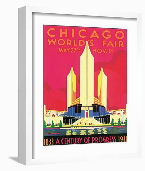 Chicago World's Fair-null-Framed Art Print