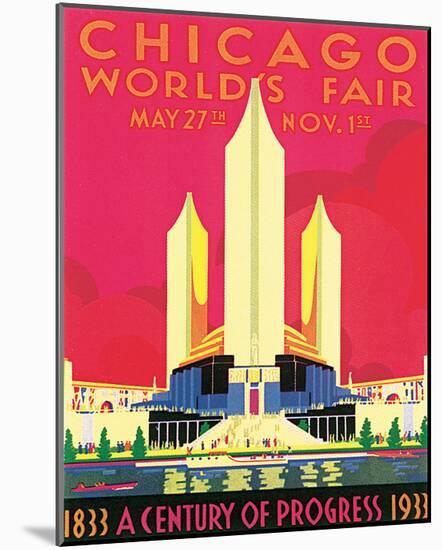 Chicago World's Fair-null-Mounted Art Print