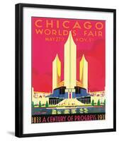 Chicago World's Fair-null-Framed Art Print