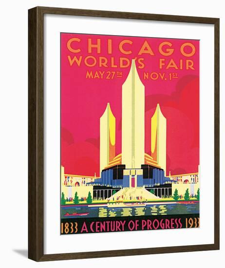 Chicago World's Fair-null-Framed Art Print