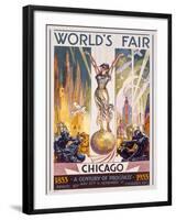 Chicago Worlds Fair, 1933-Glen C. Sheffer-Framed Art Print