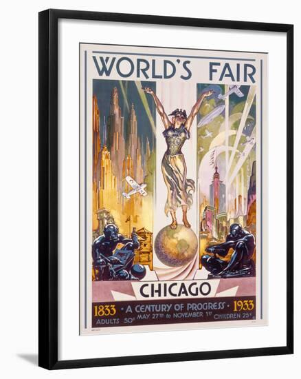 Chicago Worlds Fair, 1933-Glen C. Sheffer-Framed Art Print