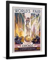 Chicago Worlds Fair, 1933-Glen C. Sheffer-Framed Art Print